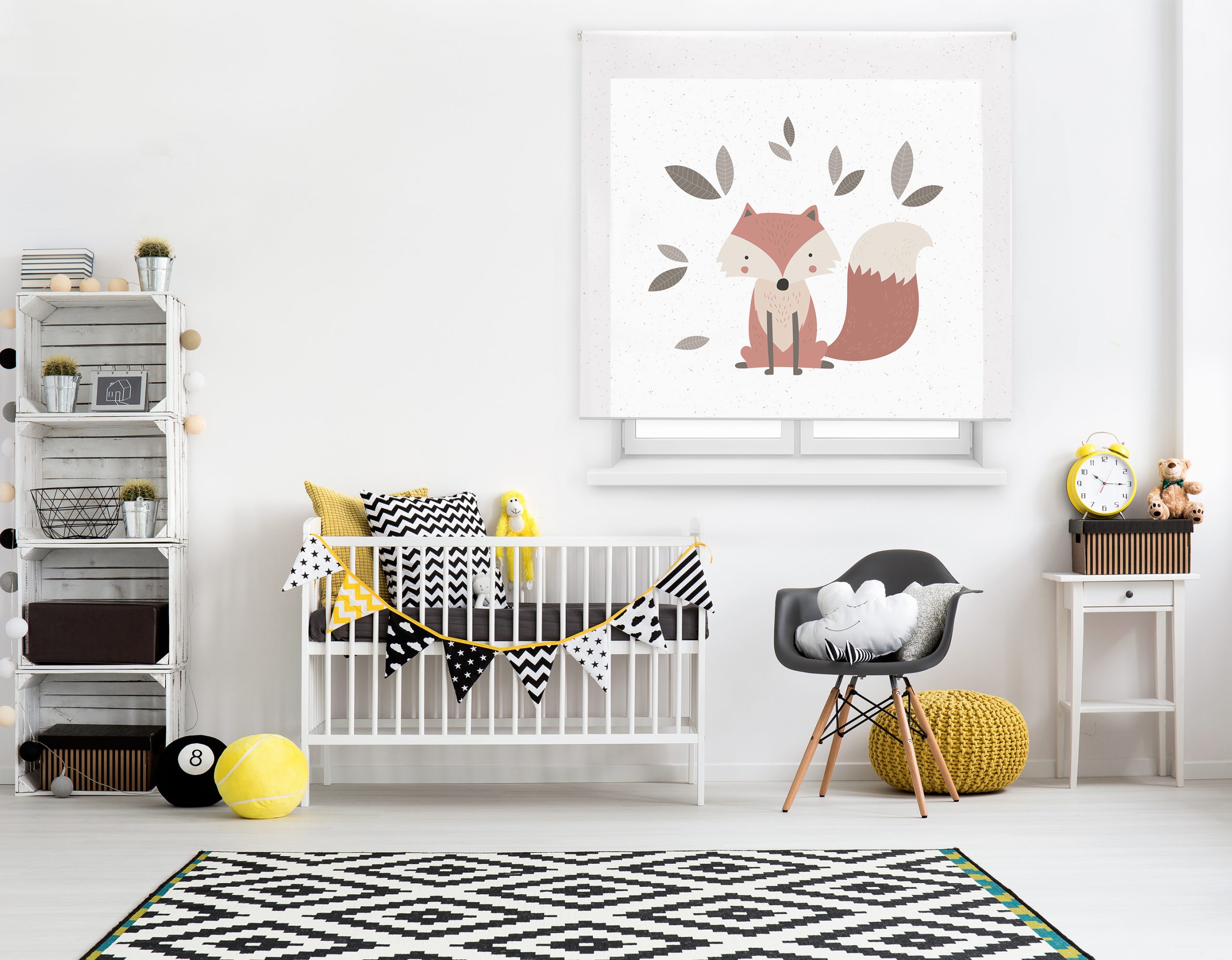 Estores digitales infantiles Zorro Estores digitales infantiles dibujo Zorro