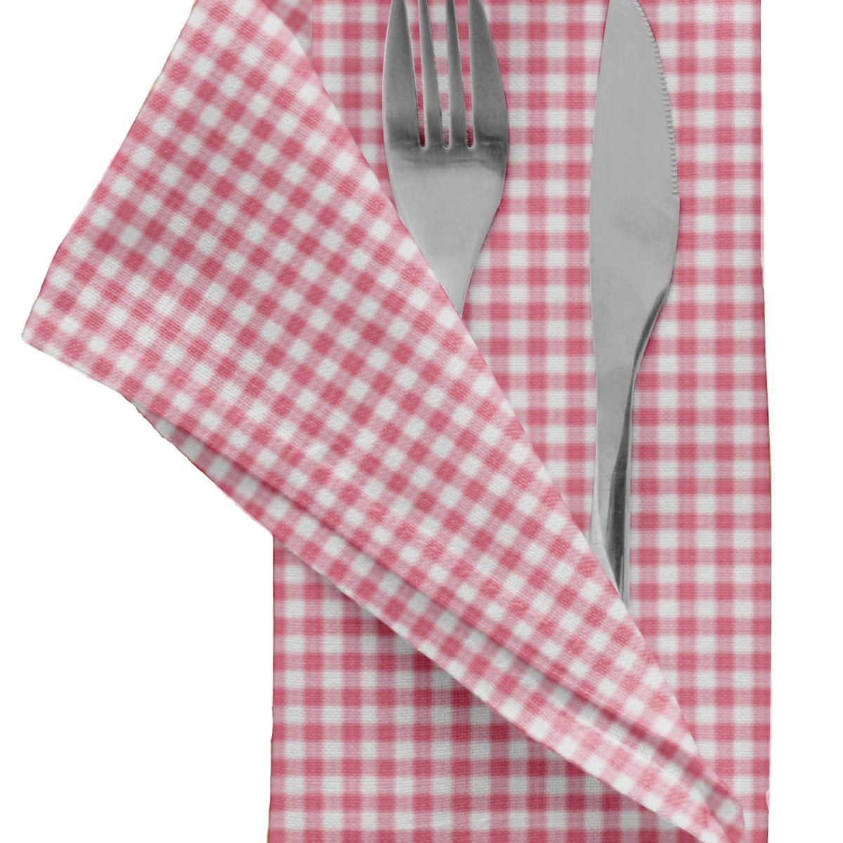 Servilleta vichy rosa fresa