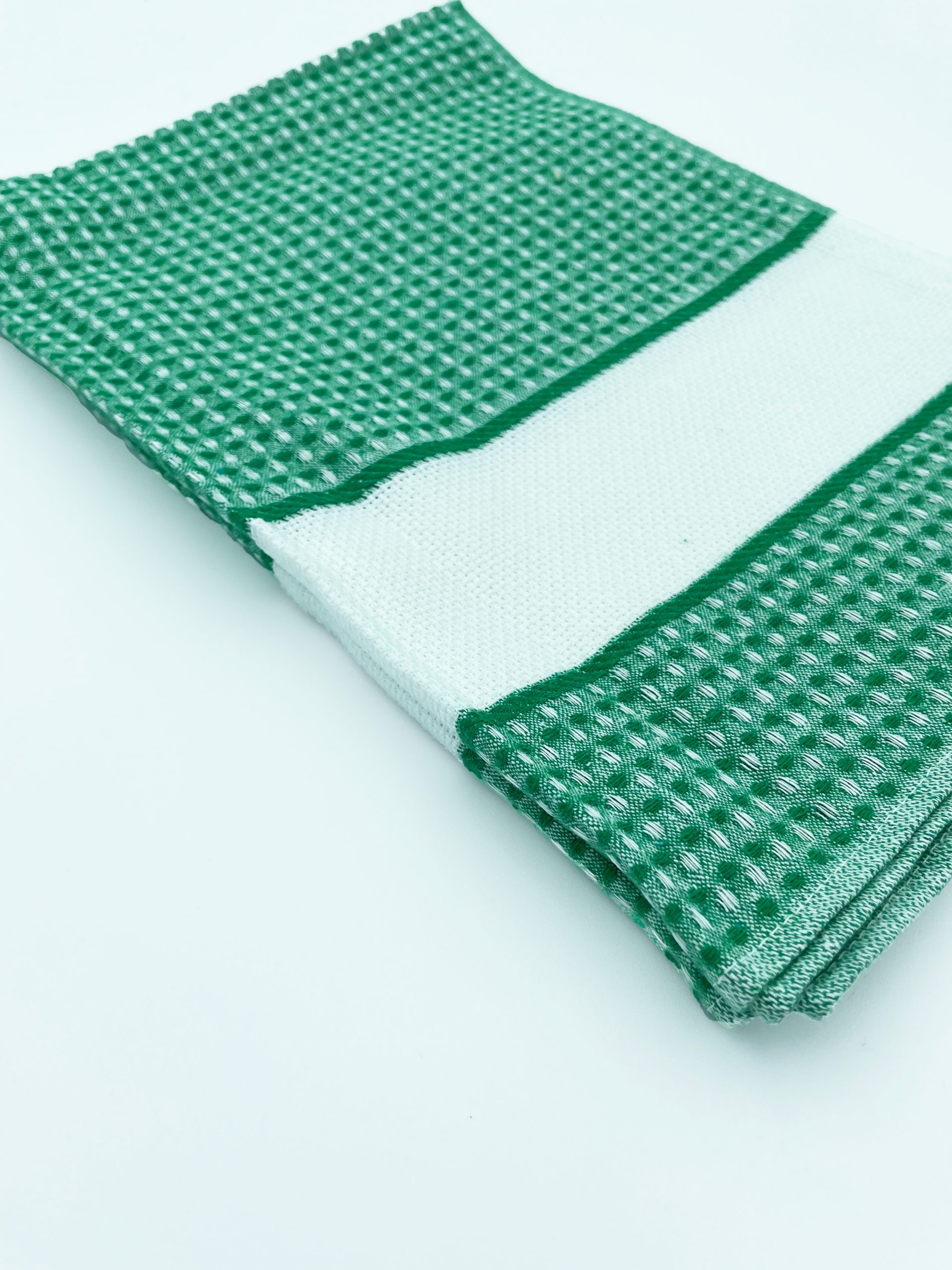 Paños de cocina para bordar Paño de cocina para hacer punto de cruz color verde