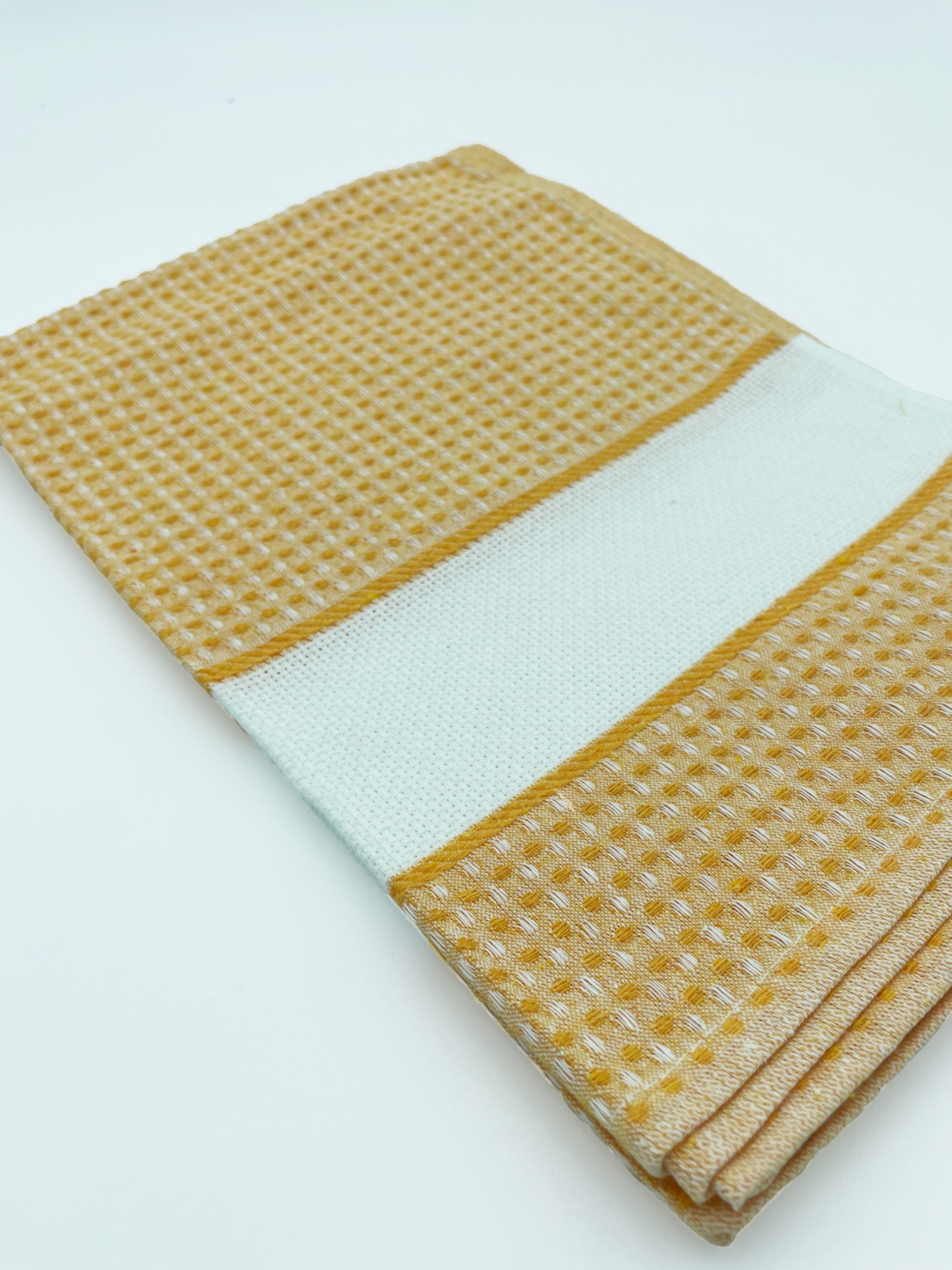 Paños de cocina para bordar Paño de cocina para hacer punto de cruz color amarillo