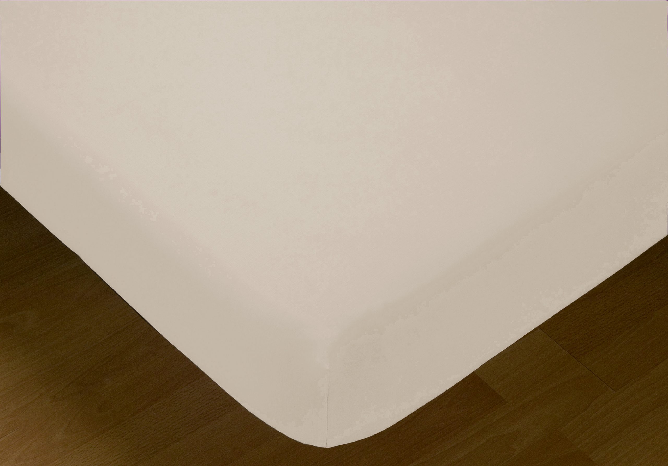 Sábana bajera franela Sábana bajera lisa franela color beige