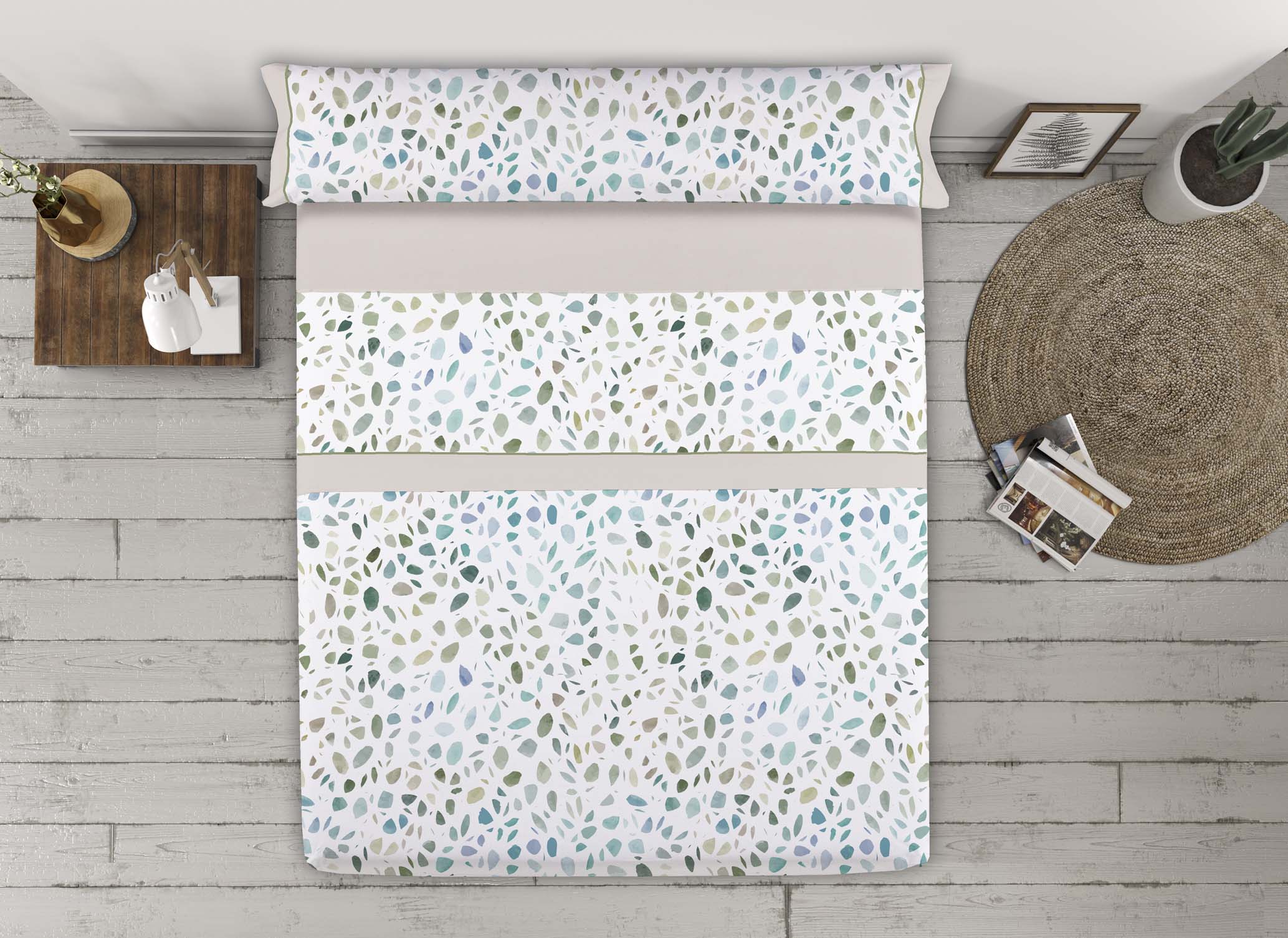 Juego de sábanas Balance color tierra Juego de sábanas Balance color tierra